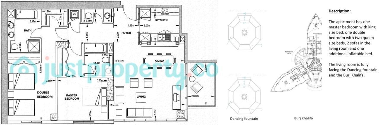 Elite Royal Apartment Dubái Exterior foto